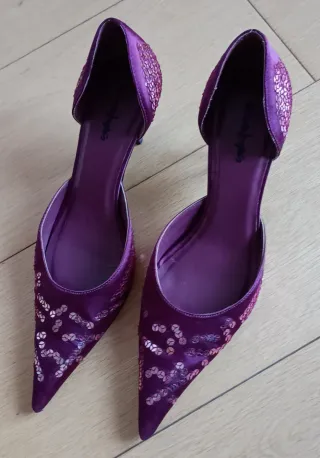 Zapatos de fiesta morados T38/39