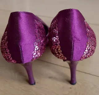 Zapatos de fiesta morados T38/39