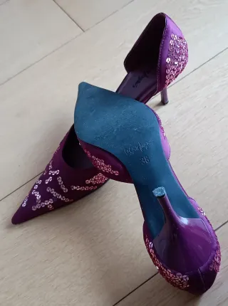 Zapatos de fiesta morados T38/39