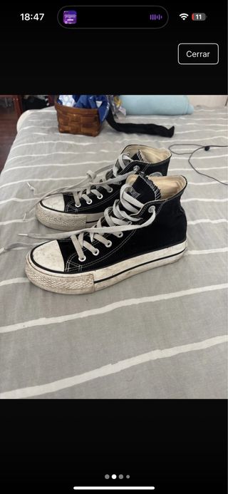 Zapatillas Converse All Star altas negras