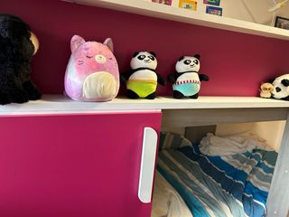 Cama tren Conforama con armario