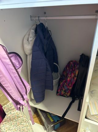 Cama tren Conforama con armario