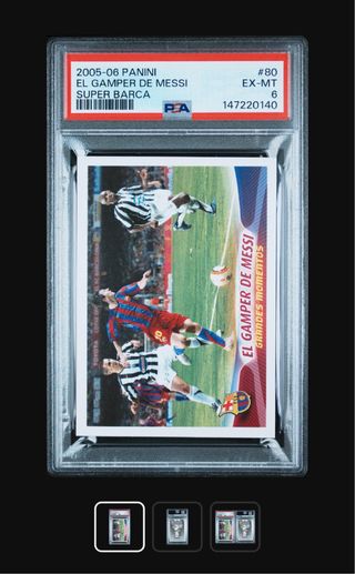 Messi 2005 PSA 6 Super Barça