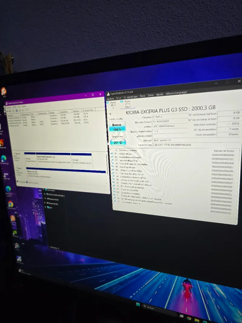 SSD 2Tb Kioxia Exceria Plus NVMe PCIe 4.0 afbeelding 3