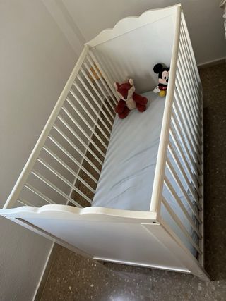 Cuna bebé Ikea blanca