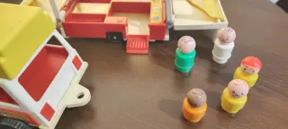 Camión y caravana Fisher Price 1980