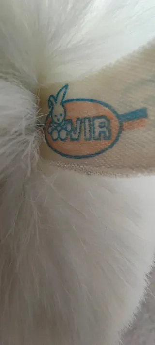 Peluche Osito Blanco VIR (25 cm) - Impecable