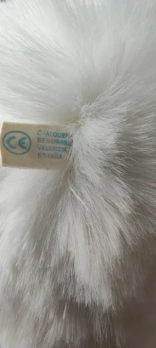 Peluche Osito Blanco VIR (25 cm) - Impecable