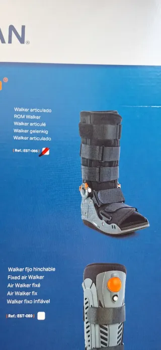 Bota Ortopédica Caña Alta Orliman Gris