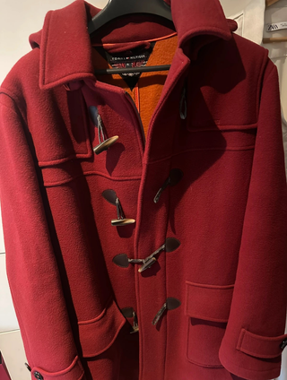Abrigo Tommy Hilfiger Rojo Talla XL