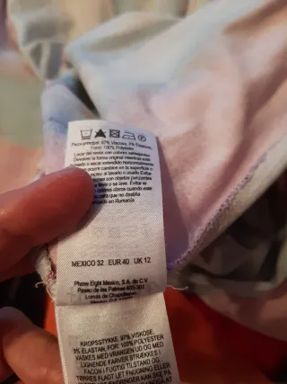 Vestido largo estampado multicolor