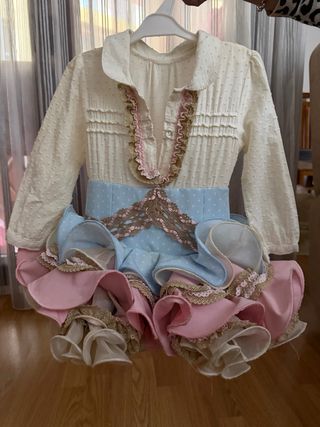 Vestido de flamenca talla única