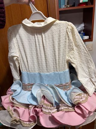 Vestido de flamenca talla única