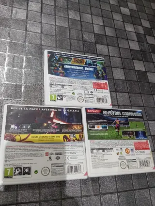 Lote 3 juegos Nintendo 3DS:LEGÓ Batman 2, Star