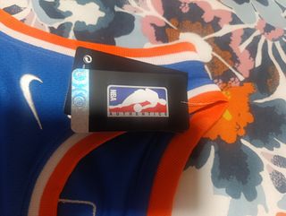 Camiseta New York Knicks #11 Azul