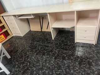 Escritorio modular madera y metal