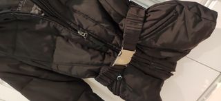 Abrigo acolchado ZARA negro