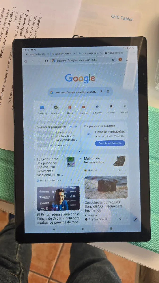 Tablet Facetel 10.1 14GB RAM + Teclado afbeelding 9