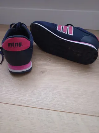Zapatillas Mustang Mujer Azul y Rosa
