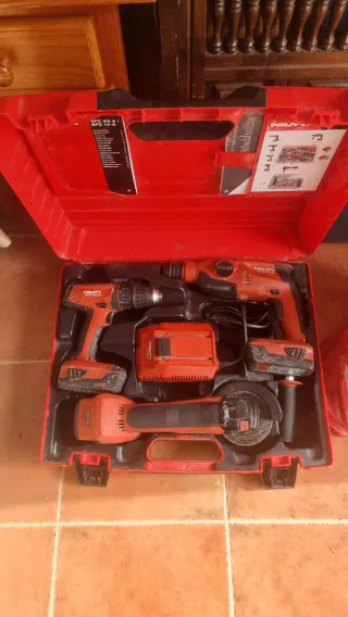 Maletín Hilti 3 herramientas 22V