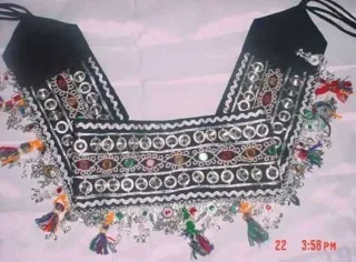 Caderín Danza Árabe Tribal Negro Multicolor