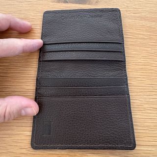 Tarjetero Piel Calvin Klein Jeans Marrón Nuevo