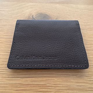 Tarjetero Piel Calvin Klein Jeans Marrón Nuevo