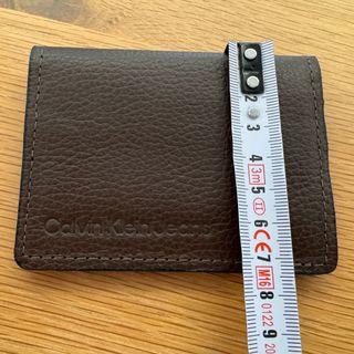 Tarjetero Piel Calvin Klein Jeans Marrón Nuevo