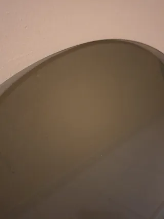 Cristal redondo gris oscuro 70 cm