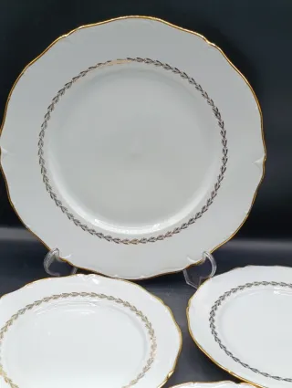 Juego de aperitivos porcelana francesa Sologne