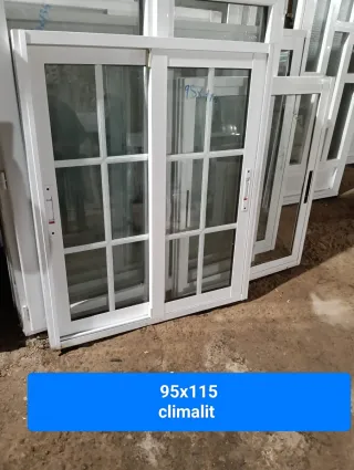 Ventana corredera aluminio 95x115