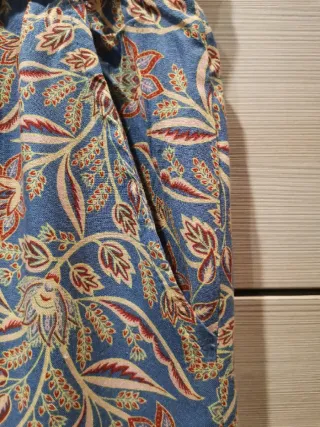 Pantaloni fantasia con blusa rosa nr 156