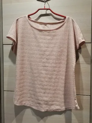 Pantaloni fantasia con blusa rosa nr 156