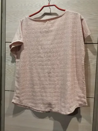 Pantaloni fantasia con blusa rosa nr 156
