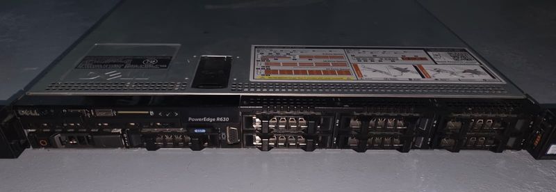 DELL PowerEdge R630 SFF. 3,40GHz, 128GB, 10GB/s