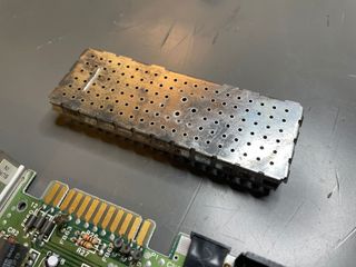 COMMODORE PLUS 4 TEST BOARD DIP SOCKET HOLE FULLOK