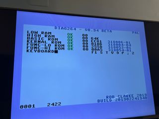 COMMODORE PLUS 4 TEST BOARD DIP SOCKET HOLE FULLOK
