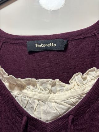 Jersey largo Tintoretto Morado Talla L