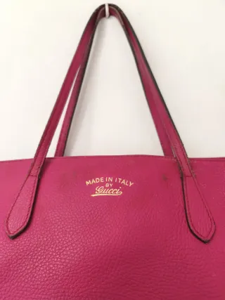 Borsa Tote Gucci Vintage Rosa