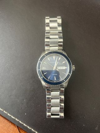 Reloj Hamilton Esfera Azul Acero Inoxidable