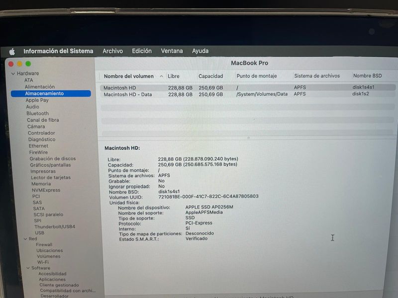 MacBook Pro 15 2019 Plata afbeelding 8