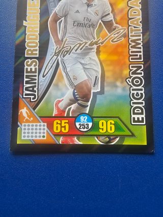 Tarjeta James Rodríguez Edición Limitada 2016-17