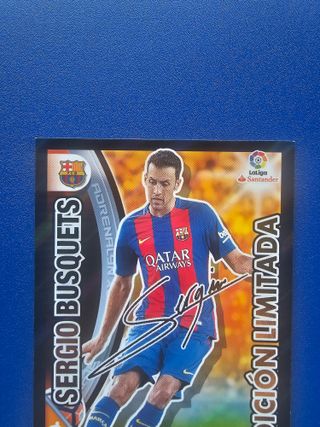EDICION FIRMADA SERGIO BUSQUETS 2016 2017