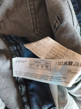 Celio Vaqueros Cortos Hombre Talla M