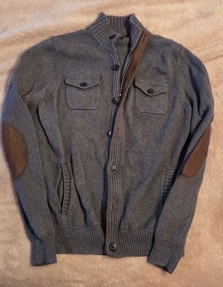 Chaqueta punto Massimo Dutti gris