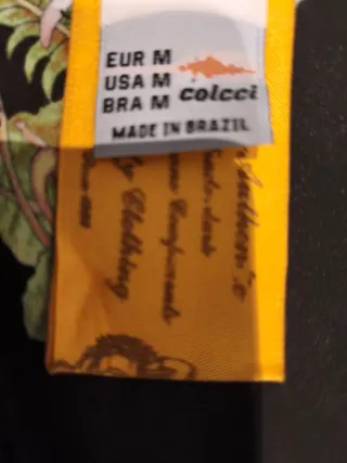 Top lencero Colcci floral negro