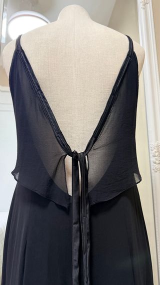 Vestido Negro Seda Purificación García