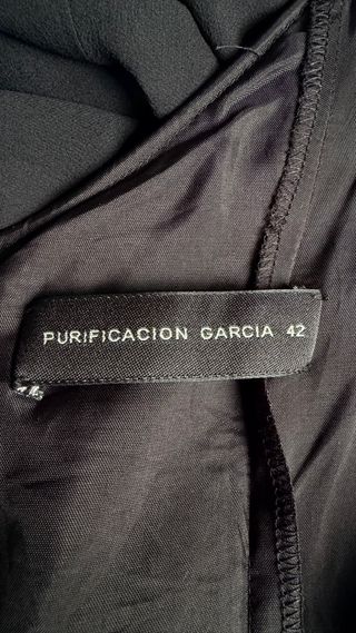 Vestido Negro Seda Purificación García