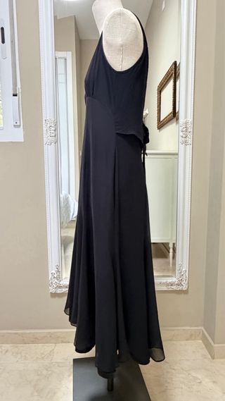 Vestido Negro Seda Purificación García