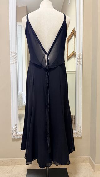 Vestido Negro Seda Purificación García